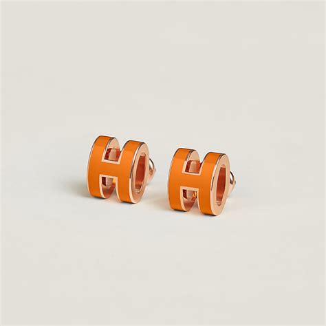 hermès mini pop h earrings